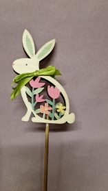 Floral Bunny Pick