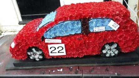 3 D  Car Funeral tribute
