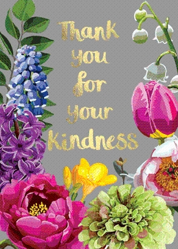 Thank you for your kindness greeting card