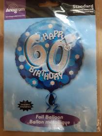 60th Birthday ballloons