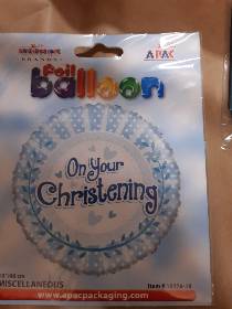 Christening balloons