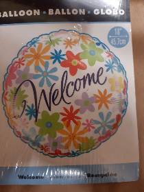 Welcome balloons