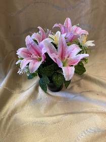 Everlasting Lily Grave pot