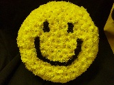 Smiley face on stand
