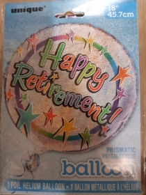 Happy retirement balloons