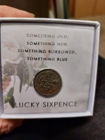 Lucky Sixpence keepsake