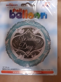 Wedding day balloons